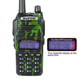 UV-82 Dual Band Two Way Radio UHF / VHF137-174 / 400-520MHz Double PTT Headset