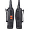 Black Professional Two Way Radios 888S UHF 400-470MHz Walkie Talkie